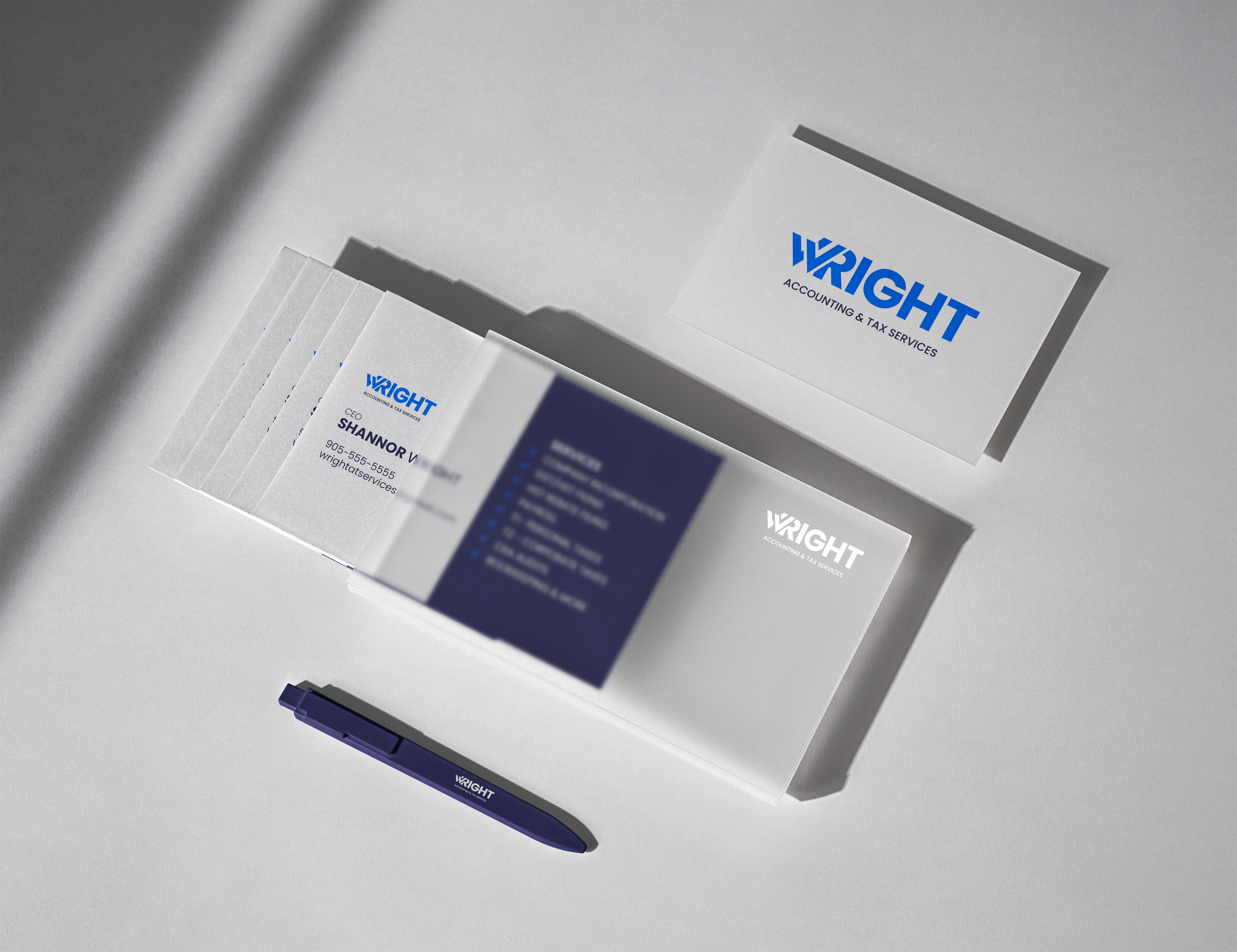 Wright Accounting & Tax Services Branding